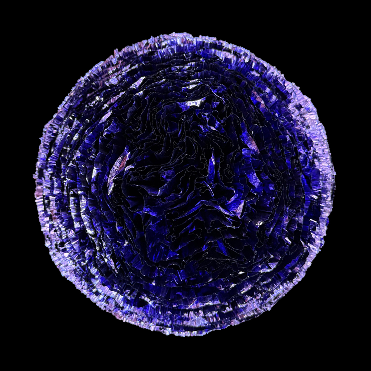 93-Fluffy All Metallic - Purple (93)